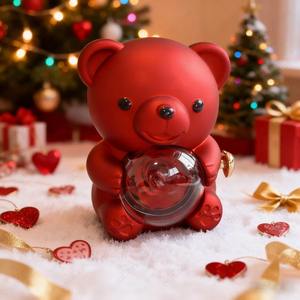 Produits de dropshipping 2026 : Boîte à bijoux Ourson Rose Éternelle avec Collier Prénom Personnalisé – Cadeau de Saint-Valentin pour Agents de Dropshipping - Product Image 3