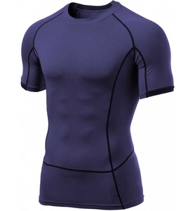 <b>Custom</b> UV Clothing Rash Guard Clothing Men <b>Compression</b> <b>Shirt</b> Quick Dry Wholesale Rash Guard Men Low MOQ OEM <b>Design</b> Rash Guard - Product Image 4