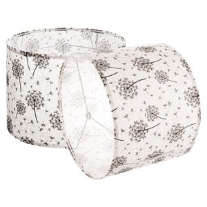 Abat-jour en lin de forme cylindrique moyenne, lot de 2, 13 pouces en haut x 13 pouces en bas x 10 pouces de haut, abat-jour de remplacement pour lampes de table - Product Image 6