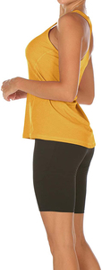 Camiseta sin mangas de mezcla de algodón para mujer, cómoda, básica, informal, suave, elástica, para el día a día, a la moda - Product Image 3