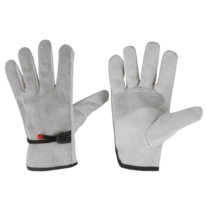 Hi Vis Reinforced Cowhide Grain Split Leather Driving <b>Gloves</b> Winter Workwear Safety Garden <b>Gloves</b> Reflective Safety Clothing for - Product Image 6