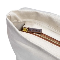 Sac à dos personnalisé de haute qualité en toile de coton biologique recyclable avec rabat pour ordinateur portable