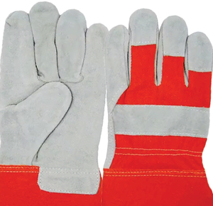Guantes de Seguridad de Cuero Vacuno de Alta Calidad para Soldadura, Construcción Industrial, Resistentes a la Abrasión y al Calor, Talla Única - Product Image 1