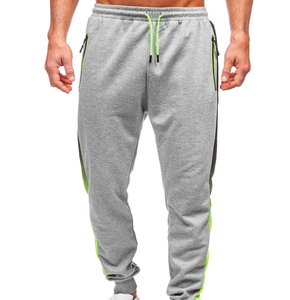 Wholesale High Quality Customized Canvas Lace Fleece <b>Men's</b> Jogging <b>Trouser</b> Mid Waist Casual Style Straight <b>Pattern</b> OEM Service - Product Image 1