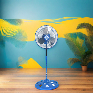 พัดลมแบบแท่นทำความเย็นขนาด10นิ้วระบายความร้อนด้วยอากาศ45นิ้วปรับแต่งได้ขาตั้งโลหะไฟฟ้าแบบพกพาสะดวกสำหรับใช้ในครัวเรือนและโรงแรม - Product Image 4