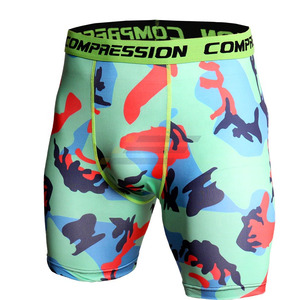 Shorts de compression pour hommes de qualité supérieure, motif uni, service OEM, design personnalisé, taille élastique respirante, nouvelle arrivée - Product Image 3