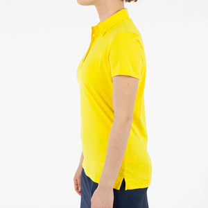 Chemise de golf pour femme sur mesure, tissu jersey 100% coton 210g, respirante, streetwear, imprimé numérique, logo brodé - Product Image 2