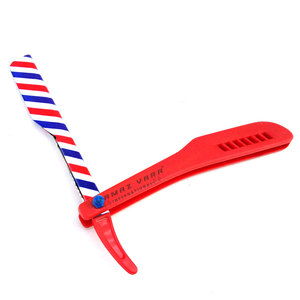 Navaja de Afeitar Recta con Hoja Recubierta de Papel para Barbería y Salón, para Afeitado de Barba y Vello Facial, Limpieza Suave y Segura, Afeitado Tradicional en Húmedo - Product Image 1