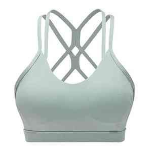 Soutien-gorge de sport pour femme de qualité supérieure, style racerback, pour yoga, entraînement, fitness, gym, pour adulte - Product Image 1