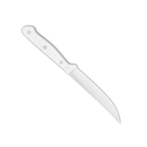 Couteaux à steak de qualité supérieure avec lame incurvée en acier inoxydable et manche noir confortable pour la découpe de bœuf en restaurant - Product Image 6