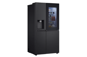 NUEVO Refrigerador Side by Side InstaView de 628L con Puerta Interior, Color Negro Acero, 28 Pies Cúbicos, 4 Puertas, Uso en Exteriores, Eléctrico, de la MEJOR MARCA - Product Image 3