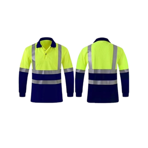 Camisa DE SEGURIDAD DE TRABAJO DE algodón reflectante FR de manga larga para hombre Uniforme de mono ignífugo y antiestático - Product Image 5