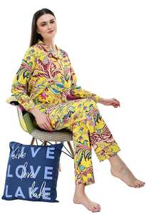 Pijama de algodón para mujer, camisón de verano para la playa, camisón de algodón suave estampado, camisón con botones, camisa de pijama estampada - Product Image 5