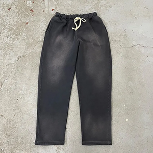 360gsm High Street Vintage Acid Washed Sweatpants Wash Vintage Acid Washed <b>Jeans</b> <b>Men</b> Loose <b>Flare</b> <b>Jeans</b> Pants <b>for</b> <b>Men</b> - Product Image 5