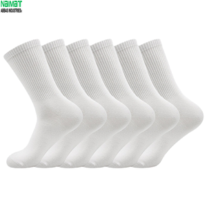 Basketball Casual Crew Knitted Breathable Absorbent Anti-Bacterial Leather Mesh Men's <b>Socks</b> Standard <b>Thickness</b> <b>Winter</b> Daily - Product Image 2