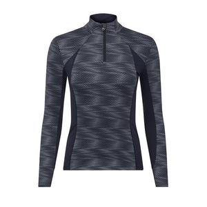 High Quality 4way Stretch Horse Riding Equestrian Shirt Top <b>Base</b> <b>Layer</b> Competition Show Shirt Polo in Soft Feel Technical Fabric - Product Image 1