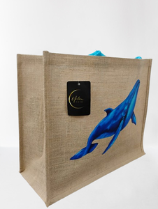 Bolsa de Compras de Yute con Estampado Animal Personalizado, Asa de Cinta de Algodón y Embalaje en Caja - Venta al por Mayor 45x38x19CM Bengala Occidental - Product Image 3