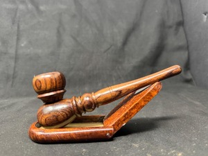 Pipa de Fumar de Madera Hecha a Mano, Pipa de Tabaco Clásica de Madera, Accesorio de Colección Artesanal, Pipa de Fumar de Madera Premium - Product Image 2