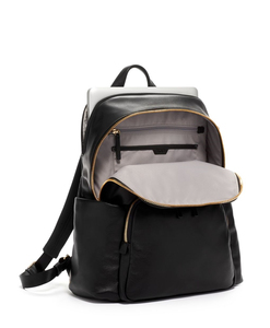 Mochila Minimalista Gris de PU con Cierre de Cremallera y Diseño de Respaldo Suave Resistente al Agua, Unisex, Multifuncional, Capacidad de 20-36L - Product Image 5