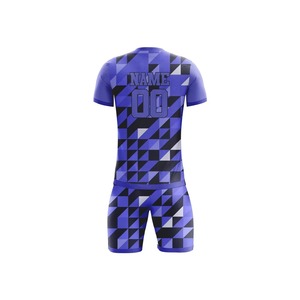 Custom Name Logo <b>Soccer</b> Team Uniform Football Club Kit Breathable Mesh Sublimated Jersey OEM ODM Wholesale Supplier Manufacturer - Product Image 2