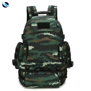 Sac à dos tactique système MOLLE 36-56L en nylon pour randonnée, camping et voyage, avec plusieurs compartiments, unisexe - Product Image 6