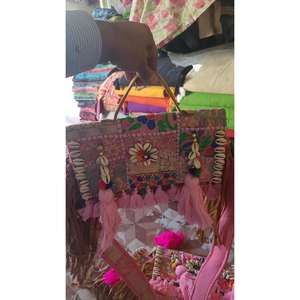 Bolsos de Estilo Tradicional a la Moda, Artesanía, Bordado de Algodón, Precio Económico, Bolsos Ecológicos Duraderos, Estilo Rajastaní - Product Image 3