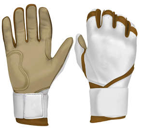 Nouvelles Gants de Frappe de Baseball Américains Rembourrés 2026 de Haute Qualité pour Adultes, en Cuir Souple et Confortable, Ambidextres avec Fermeture Auto-agrippante - Product Image 2