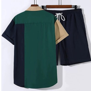 Meilleur Prix Vente en Gros Personnalisée Logo Homme Grande Taille Streetwear Ensembles Courts Surdimensionnés Été Jogging Thermique Respirant - Product Image 4