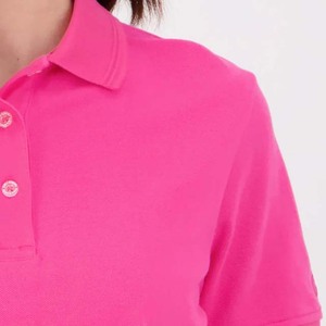 Private Label <b>Women</b> <b>Polo</b> <b>Shirt</b> Short Sleeve Casual Streetwear Outfit Heat Transfer Logo - Product Image 4