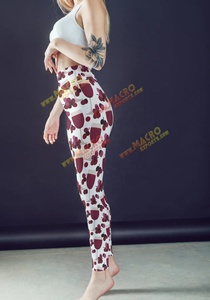 Ready to Ship Nylon Fabric Seamless Woman Yoga Pants <b>Women</b> Simplicity Mid-Rise Capri Leggings - Product Image 3