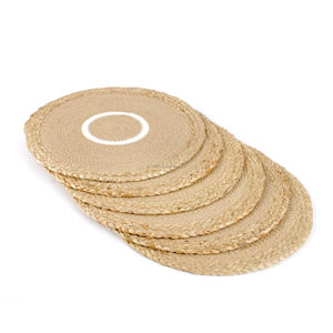 Mantel Individual de papel de rafia, decoración de cocina de lujo, manteles individuales con cuentas, mantel de mesa, mesa de comedor, restaurante y diseño de Hotel - Product Image 2