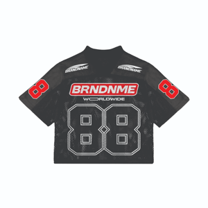 Camiseta de Fútbol Americano Retro Personalizada, Estilo Vintage, Malla Transpirable, Cuello en V, Talla Grande, Estilo Y2K, OEM - Product Image 2