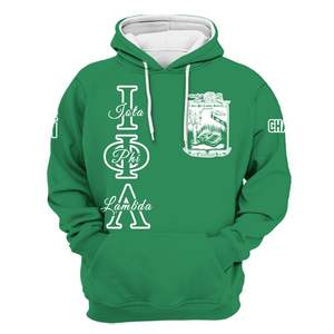 Iota Phi Lambda Sorority Hoodie Solid Emerald Green Custom Chapter Year 1929 Pullover <b>Sweatshirt</b> Classic Fit for Women - Product Image 5
