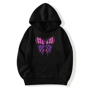 Haut de gamme pour femme, respirant et écologique, pour sports d'hiver, en coton 100% (360g), avec logo frontal, à manches courtes, tricoté, style sweat à capuche - Product Image 3