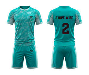 Uniformes de Fútbol Personalizados - 100% Poliéster Transpirable, Producción OEM, Manga Corta, Nombres de Equipos, Logotipos y Posiciones Personalizados - Product Image 1