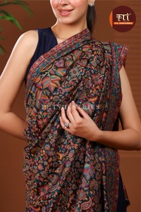 Wool Shawl Digital Print Floral Lightweight Scarf for Women Party <b>Wedding</b> Winter <b>Wrap</b> Custom Color <b>Gifts</b> - Product Image 6