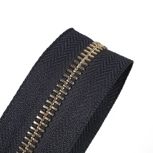 High Quality No. 8 Metal <b>Zipper</b> No. 8 Gold-Tone Metal <b>Zipper</b> Factory - Product Image 4