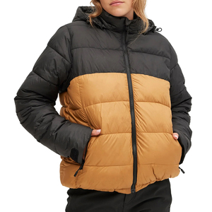 Wholesale Woman brown <b>Puffer</b> <b>Jacket</b> breathable Unisex Women Winter Clothing Color <b>jacket</b> <b>cheap</b> price Custom Logo <b>Puffer</b> <b>Jacket</b> - Product Image 1