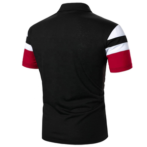 เสื้อโปโลชายคุณภาพสูง แห้งเร็ว รับสกรีนโลโก้ หลายสี แบบต่อผ้า สำหรับทีมงาน/ธุรกิจ  ผู้จำหน่ายเสื้อโปโล - Product Image 3