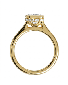 <b>Emerald</b> Cut 1.50 Ct VS1 Clarity F Color <b>Man</b> Made Minimalist Diamond <b>Ring</b> 10k Gold Propose <b>Ring</b> Best Gift For Her Jewelry Making - Product Image 2