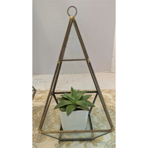 Modern Customizable Color Terrarium Geometric Glass Greenhouse Planter Decorative Tabletop <b>Vase</b> for Christmas Home Decoration - Product Image 1
