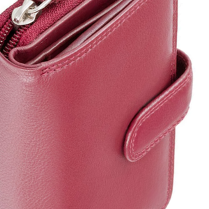 Top Selling Genuine Leather <b>Long</b> Wallet with RFID Blocking Stylish Unisex Red <b>Purse</b> - Product Image 6