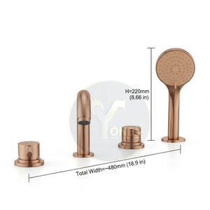 Ensemble de robinets de douche intelligents au design unique et classique, en matériau imperméable - Product Image 5