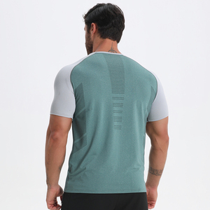 Men's Fitness Workout Gym Tee Running Tee Mens Yoga Tshirt Mens Athletic <b>Shirt</b> for men - Product Image 2