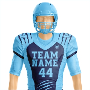 Adult American Football Uniform Custom Printed Sublimation Gridiron Jersey Pants Set Half Team Name Bulk Teamwear Sportswear - Product Image 4