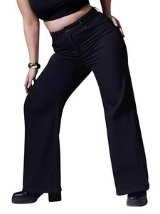 Medium-wash Dark-wash Light-wash Ladies Jeans <b>Boot</b> Cut Mid Waist Eco-Friendly Vintage Denim - Product Image 2