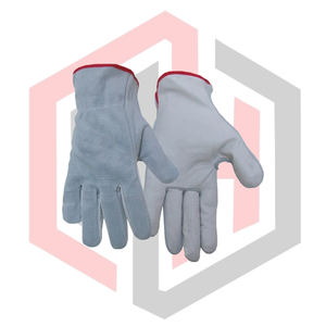 Gants de travail et de sport en cuir de vachette pleine fleur pour hommes - Résistants aux coupures, anti-chimiques, antistatiques, respirants, longueur personnalisable - Product Image 2