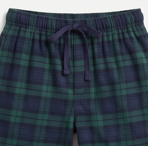 <b>Men</b> Cotton <b>Flannel</b> <b>Pajama</b> Pants Mid Waist Drawstring Plaid Pattern Winter Casual Loose Fit Breathable Woven Night Trousers - Product Image 4