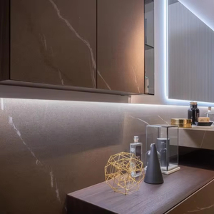 Moderna y Lujosa Encimera de Piedra Sinterizada Italiana de 1620x3240 mm, 12 mm, Pietra Piasentina, Color Marrón Mate, Revestimiento Personalizado - Product Image 1