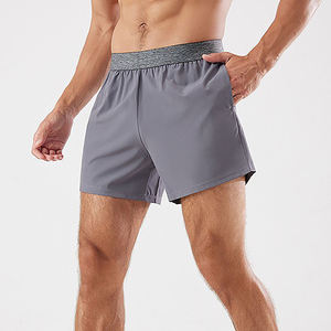 กางเกงขาสั้นสำหรับเล่นกีฬา ฟิตเนส วิ่ง แห้งเร็ว ผลิตจากโพลีเอสเตอร์และสแปนเด็กซ์ ขายส่ง พร้อมส่ง รับออกแบบตามสั่ง - Product Image 6